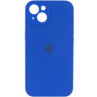 Чехол Silicone Case Full Camera Protective (AA) для Apple iPhone 15 (6.1) - Синий / Capri Blue