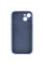 Чехол Silicone Case Full Camera Protective (AA) для Apple iPhone 15 (6.1) - Синий / Deep navy - фото