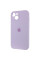 Чехол Silicone Case Full Camera Protective (AA) для Apple iPhone 15 (6.1) - Сиреневый / Lilac - фото
