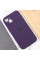 Чехол Silicone Case Full Camera Protective (AA) для Apple iPhone 15 (6.1) - Фиолетовый / Elderberry - фото