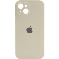 Чохол Silicone Case Full Camera Protective (AA) для Apple iPhone 15 (6.1) - Бежевий / Antique White