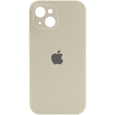 Чохол Silicone Case Full Camera Protective (AA) для Apple iPhone 15 (6.1) - Бежевий / Antique White