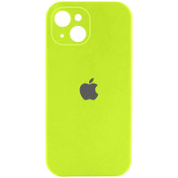 Чохол Silicone Case Full Camera Protective (AA) для Apple iPhone 15 (6.1) - Кислотно-зелений / Acid Green