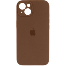Чохол Silicone Case Full Camera Protective (AA) для Apple iPhone 15 (6.1) - Коричневий / Brown
