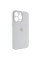 Чохол Silicone Case Full Camera Protective (AA) для Apple iPhone 15 Pro (6.1) - Білий / White - фото