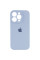 Чехол Silicone Case Full Camera Protective (AA) для Apple iPhone 15 Pro (6.1) - Голубой / Lilac Blue - фото