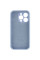 Чехол Silicone Case Full Camera Protective (AA) для Apple iPhone 15 Pro (6.1) - Голубой / Lilac Blue - фото