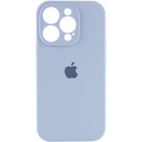 Чохол Silicone Case Full Camera Protective (AA) для Apple iPhone 15 Pro (6.1) - Блакитний / Lilac Blue