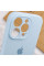 Чехол Silicone Case Full Camera Protective (AA) для Apple iPhone 15 Pro (6.1) - Голубой / Sweet Blue - фото