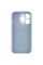 Чехол Silicone Case Full Camera Protective (AA) для Apple iPhone 15 Pro (6.1) - Голубой / Sweet Blue - фото