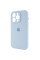 Чехол Silicone Case Full Camera Protective (AA) для Apple iPhone 15 Pro (6.1) - Голубой / Sweet Blue - фото