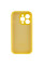 Чехол Silicone Case Full Camera Protective (AA) для Apple iPhone 15 Pro (6.1) - Желтый / Yellow - фото