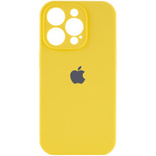 Чохол Silicone Case Full Camera Protective (AA) для Apple iPhone 15 Pro (6.1) - Жовтий / Yellow