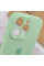 Чехол Silicone Case Full Camera Protective (AA) для Apple iPhone 15 Pro (6.1) - Зеленый / Pistachio - фото