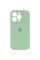 Чехол Silicone Case Full Camera Protective (AA) для Apple iPhone 15 Pro (6.1) - Зеленый / Pistachio - фото