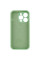 Чехол Silicone Case Full Camera Protective (AA) для Apple iPhone 15 Pro (6.1) - Зеленый / Pistachio - фото