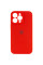 Чехол Silicone Case Full Camera Protective (AA) для Apple iPhone 15 Pro (6.1) - Красный / Red - фото