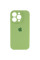 Чехол Silicone Case Full Camera Protective (AA) для Apple iPhone 15 Pro (6.1) - Мятный / Mint - фото