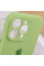 Чехол Silicone Case Full Camera Protective (AA) для Apple iPhone 15 Pro (6.1) - Мятный / Mint - фото