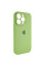Чехол Silicone Case Full Camera Protective (AA) для Apple iPhone 15 Pro (6.1) - Мятный / Mint - фото
