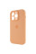 Чехол Silicone Case Full Camera Protective (AA) для Apple iPhone 15 Pro (6.1) - Оранжевый / Cantaloupe - фото