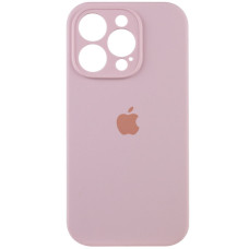 Custodia Silicone Case Full Camera Protective (AA) per Apple iPhone 15 Pro (6.1) - Rosa / Chalk Pink