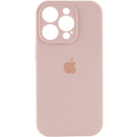 Чехол Silicone Case Full Camera Protective (AA) для Apple iPhone 15 Pro (6.1) - Розовый / Pink Sand