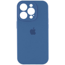 Чехол Silicone Case Full Camera Protective (AA) для Apple iPhone 15 Pro (6.1) - Синий / Blue Jay