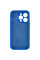 Чехол Silicone Case Full Camera Protective (AA) для Apple iPhone 15 Pro (6.1) - Синий / Capri Blue - фото