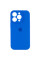 Чехол Silicone Case Full Camera Protective (AA) для Apple iPhone 15 Pro (6.1) - Синий / Capri Blue - фото
