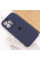 Чохол Silicone Case Full Camera Protective (AA) для Apple iPhone 15 Pro (6.1) - Темно-синій / Midnight blue - фото
