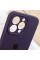Чехол Silicone Case Full Camera Protective (AA) для Apple iPhone 15 Pro (6.1) - Фиолетовый / Elderberry - фото