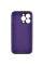 Чехол Silicone Case Full Camera Protective (AA) для Apple iPhone 15 Pro (6.1) - Фиолетовый / Elderberry - фото