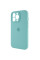 Чехол Silicone Case Full Camera Protective (AA) для Apple iPhone 15 Pro Max (6.7) - Бирюзовый / Marine Green - фото