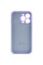 Чехол Silicone Case Full Camera Protective (AA) для Apple iPhone 15 Pro Max (6.7) - Сиреневый / Dasheen - фото