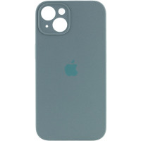 Чехол Silicone Case Full Camera Protective (AA) для Apple iPhone 15 Plus (6.7) - Зеленый / Pine green