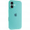 Чехол Silicone Case Full Camera Protective (AA) для Apple iPhone 16 (6.1) - Бирюзовый / Marine Green