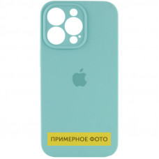 Чохол Silicone Case Full Camera Protective (AA) для Apple iPhone 16 (6.1) - Бірюзовий / Marine Green