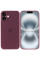 Чехол Silicone Case Full Camera Protective (AA) для Apple iPhone 16 (6.1) - Бордовый / Plum - фото