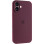 Чехол Silicone Case Full Camera Protective (AA) для Apple iPhone 16 (6.1) - Бордовый / Plum