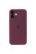 Чехол Silicone Case Full Camera Protective (AA) для Apple iPhone 16 (6.1) - Бордовый / Plum - фото