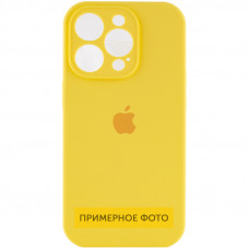 Чохол Silicone Case Full Camera Protective (AA) для Apple iPhone 16 (6.1) - Жовтий / Yellow