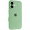 Чехол Silicone Case Full Camera Protective (AA) для Apple iPhone 16 (6.1) - Зеленый / Pistachio