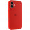 Чехол Silicone Case Full Camera Protective (AA) для Apple iPhone 16 (6.1) - Красный / Red