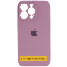 Чехол Silicone Case Full Camera Protective (AA) для Apple iPhone 16 (6.1) - Лиловый / Lilac Pride