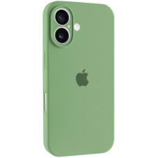 Чехол Silicone Case Full Camera Protective (AA) для Apple iPhone 16 (6.1) - Мятный / Mint