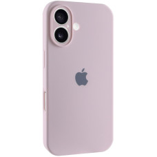Чохол Silicone Case Full Camera Protective (AA) для Apple iPhone 16 (6.1) - Рожевий / Chalk Pink