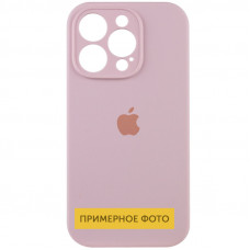 Чехол Silicone Case Full Camera Protective (AA) для Apple iPhone 16 (6.1) - Розовый / Chalk Pink