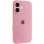 Чехол Silicone Case Full Camera Protective (AA) для Apple iPhone 16 (6.1) - Розовый / Light pink