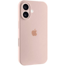 Чохол Silicone Case Full Camera Protective (AA) для Apple iPhone 16 (6.1) - Рожевий / Pink Sand